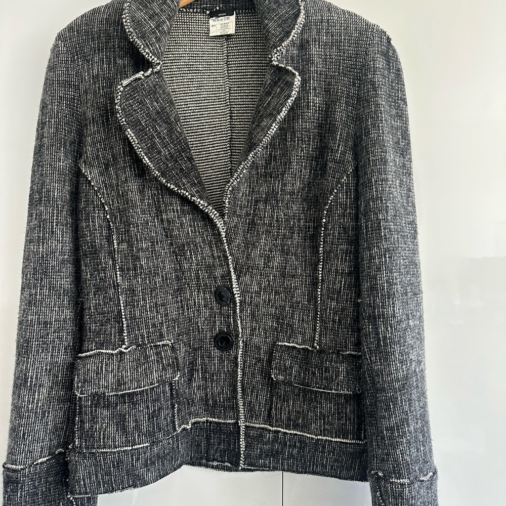 Women's Black Tweed Jacket